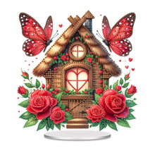 Load image into Gallery viewer, Acrylic Special Shape Flower Cake Desktop Diamond Art Kits for Home Office Decor