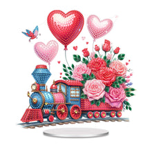 Load image into Gallery viewer, Acrylic Special Shape Flower Cake Desktop Diamond Art Kits for Home Office Decor