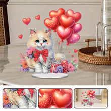 Load image into Gallery viewer, Acrylic Special Shape Flower Cake Desktop Diamond Art Kits for Home Office Decor