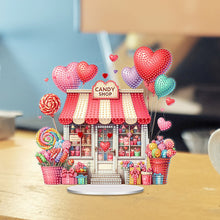 Load image into Gallery viewer, Acrylic Special Shape Flower Cake Desktop Diamond Art Kits for Home Office Decor