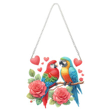 Load image into Gallery viewer, Acrylic Special Shape Flower Bird Love Diamond Painting Ornaments for Art Crafts
