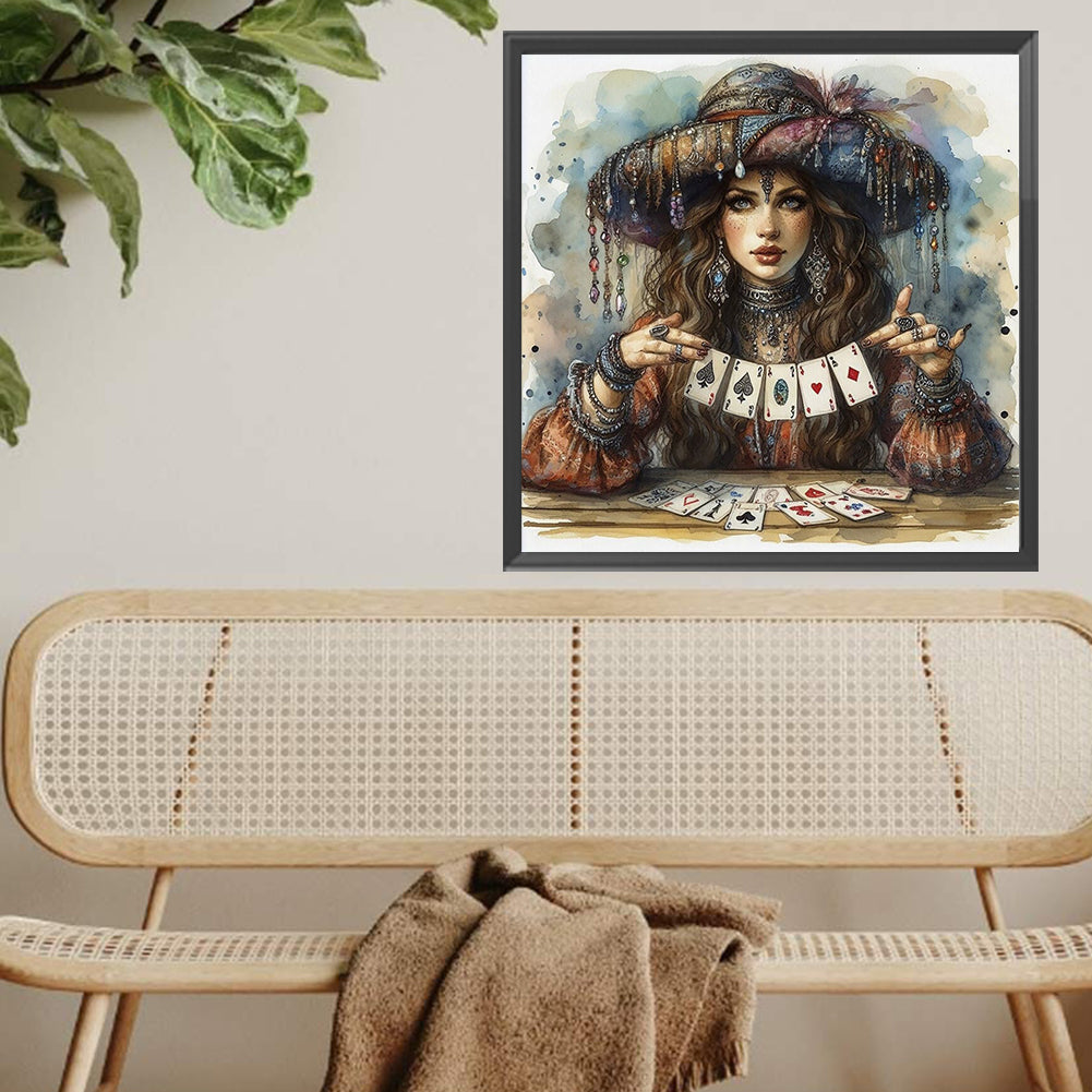 Diamond Painting - Full Square - Fortune teller (40*40CM)