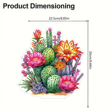 Load image into Gallery viewer, Acrylic Special Shape Cactus Flower 5D DIY Diamond Painting Desktop Ornaments