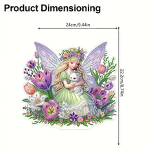 Load image into Gallery viewer, Acrylic Special Shape Tulip Fairy 5D DIY Diamond Painting Desktop Ornaments