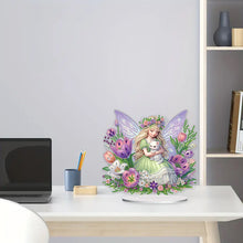Load image into Gallery viewer, Acrylic Special Shape Tulip Fairy 5D DIY Diamond Painting Desktop Ornaments