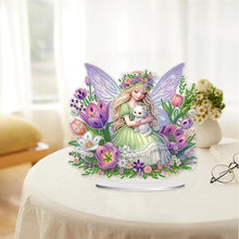 Load image into Gallery viewer, Acrylic Special Shape Tulip Fairy 5D DIY Diamond Painting Desktop Ornaments