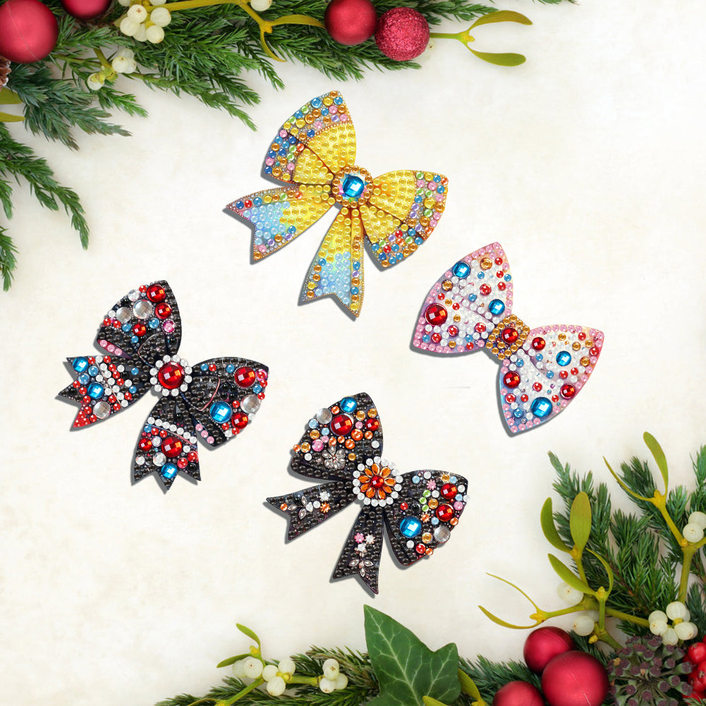4Pcs Diamond Painting Brooch Diamond Painting Pins DIY Diamond Pins Party Favors