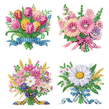 Load image into Gallery viewer, 4Pcs Diamond Painting Brooch Diamond Painting Pins DIY Diamond Pins Party Favors