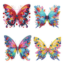 Load image into Gallery viewer, 4Pcs Diamond Painting Brooch Diamond Painting Pins DIY Diamond Pins Party Favors