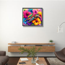 Load image into Gallery viewer, Diamond Painting - Full Round - Hibiscus Turtle (35*30CM)