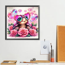 Load image into Gallery viewer, Diamond Painting - Full Round - Rose Love Heart Turtle (40*40CM)