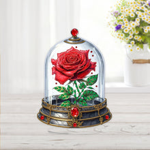 Load image into Gallery viewer, Acrylic Special Shape Red Rose Diamond Painting Desktop Ornaments for Girlfriend