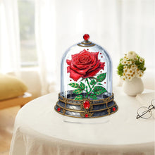 Load image into Gallery viewer, Acrylic Special Shape Red Rose Diamond Painting Desktop Ornaments for Girlfriend