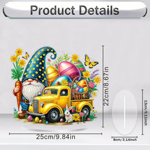 Load image into Gallery viewer, Acrylic Special Shape Easter Truck Diamond Painting Desktop Ornaments Kit