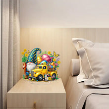 Load image into Gallery viewer, Acrylic Special Shape Easter Truck Diamond Painting Desktop Ornaments Kit