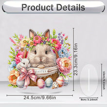 Load image into Gallery viewer, Acrylic Special Shape Easter Rabbit Diamond Painting Desktop Ornaments