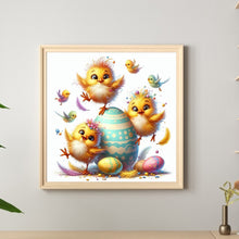 Load image into Gallery viewer, Diamond Painting - Full Round - Easter chicks (30*30CM)