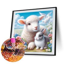Load image into Gallery viewer, Diamond Painting - Full Round - Easter sheep and rabbits (30*30CM)