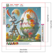 Load image into Gallery viewer, Diamond Painting - Full Round - Easter bunny (30*30CM)