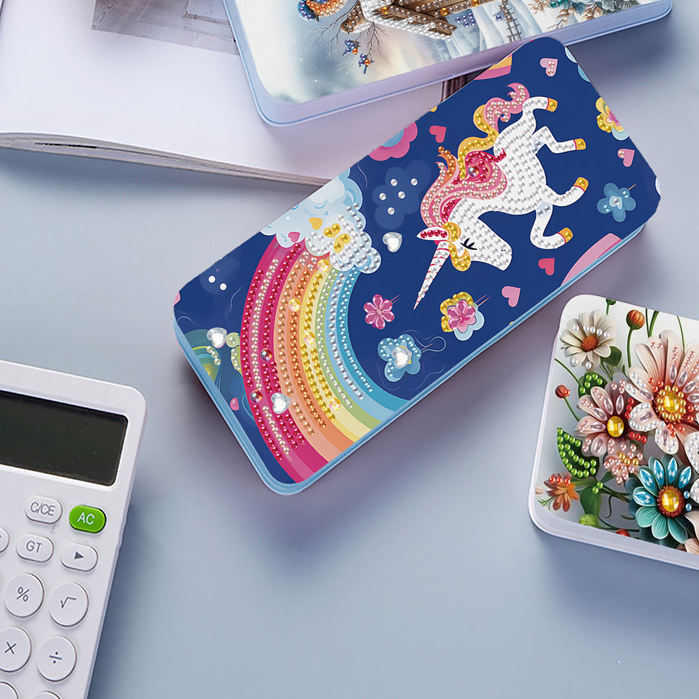 Diamond Painting Pencil Case DIY Diamond Painting Stationery Case for Art Crafts
