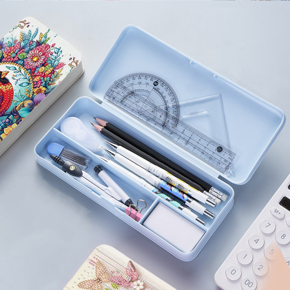 Diamond Painting Pencil Case DIY Diamond Painting Stationery Case for Art Crafts