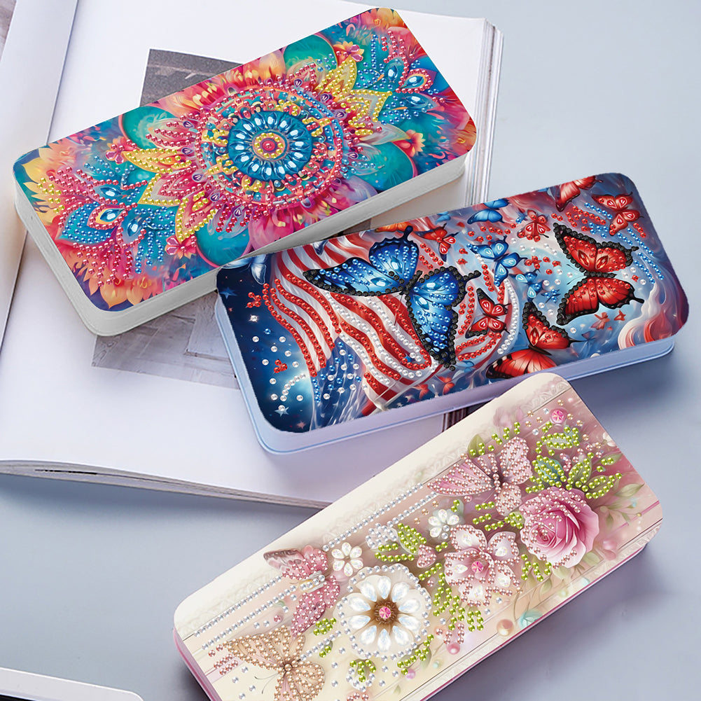 Diamond Painting Pencil Case DIY Diamond Painting Stationery Case for Art Crafts