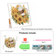 Load image into Gallery viewer, Diamond Painting - Partial Special Shaped - Flower Cowboy Hat (30*30CM)