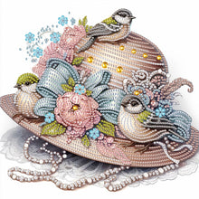 Load image into Gallery viewer, Diamond Painting - Partial Special Shaped - Flower Hat (30*30CM)