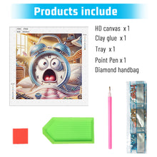 Load image into Gallery viewer, Diamond Painting - Partial Special Shaped - Funny Alarm Clock (30*30CM)