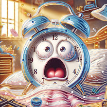 Load image into Gallery viewer, Diamond Painting - Partial Special Shaped - Funny Alarm Clock (30*30CM)