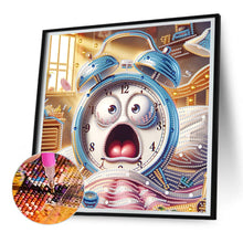 Load image into Gallery viewer, Diamond Painting - Partial Special Shaped - Funny Alarm Clock (30*30CM)
