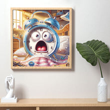Load image into Gallery viewer, Diamond Painting - Partial Special Shaped - Funny Alarm Clock (30*30CM)