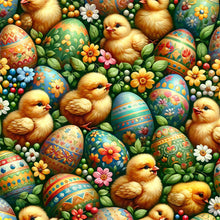 Load image into Gallery viewer, Diamond Painting - Full Round - Easter Yellow Chicken Eggs (30*30CM)