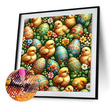 Load image into Gallery viewer, Diamond Painting - Full Round - Easter Yellow Chicken Eggs (30*30CM)