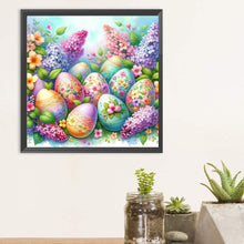 Load image into Gallery viewer, Diamond Painting - Full Round - Easter Lavender Eggs (30*30CM)