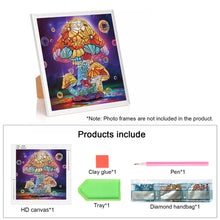 Load image into Gallery viewer, Diamond Painting - Partial Special Shaped - Crystal Mushroom (30*30CM)