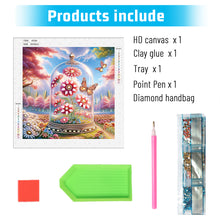 Load image into Gallery viewer, Diamond Painting - Partial Special Shaped - Crystal Butterfly Flower (30*30CM)