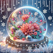 Load image into Gallery viewer, Diamond Painting - Partial Special Shaped - Crystal Ball Flower (30*30CM)