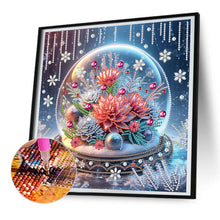 Load image into Gallery viewer, Diamond Painting - Partial Special Shaped - Crystal Ball Flower (30*30CM)