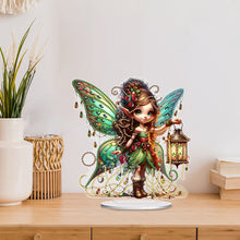 Load image into Gallery viewer, PET Elf Girl Desktop Diamond DIY Kits Diamond Painting Desktop Ornament for Home