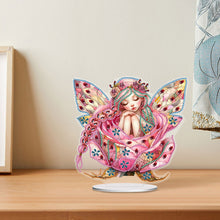 Load image into Gallery viewer, PET Elf Girl Desktop Diamond DIY Kits Diamond Painting Desktop Ornament for Home