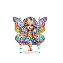 Load image into Gallery viewer, PET Elf Girl Desktop Diamond DIY Kits Diamond Painting Desktop Ornament for Home