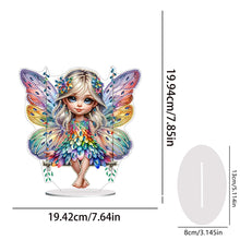 Load image into Gallery viewer, PET Elf Girl Desktop Diamond DIY Kits Diamond Painting Desktop Ornament for Home