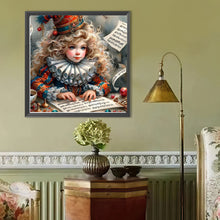 Load image into Gallery viewer, Diamond Painting - Full Round - Retro music girl (40*40CM)