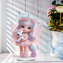 Load image into Gallery viewer, Candy House Acrylic Special Shape Desktop Diamond Art Kits for Home Office Decor