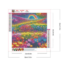 Load image into Gallery viewer, Diamond Painting - Full Round - Flower Sea Rainbow (30*30CM)