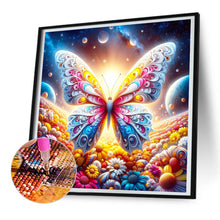 Load image into Gallery viewer, Diamond Painting - Full Round - Colorful Butterfly On Flower Sea (30*30CM)
