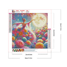 Load image into Gallery viewer, Diamond Painting - Full Round - Girl Of Flowers (30*30CM)