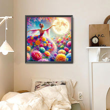 Load image into Gallery viewer, Diamond Painting - Full Round - Girl Of Flowers (30*30CM)