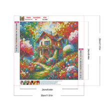 Load image into Gallery viewer, Diamond Painting - Full Round - Flower Cottage (30*30CM)